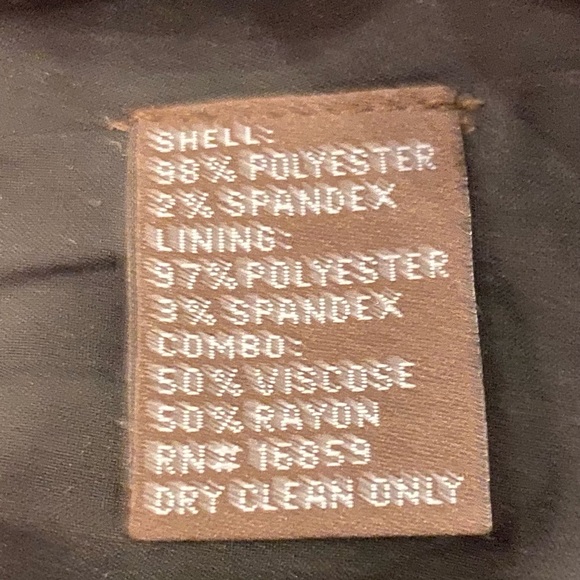 J McLaughlin Womens Black Layered Fringe Skirt.in a Chevron Pattern / Waist 28 - Picture 8 of 13